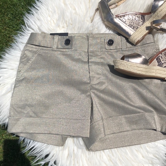 NWT Banana Republic Gold Martin Fit Shorts Sz 10 - Picture 2 of 5